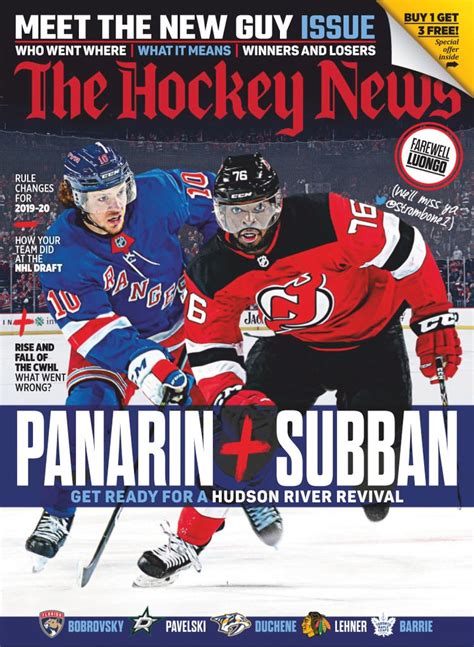 The Hockey News Magazine | Insight into the World of Hockey ...