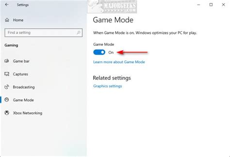 How To Turn On Or Off Game Mode In Windows 10 11 MajorGeeks