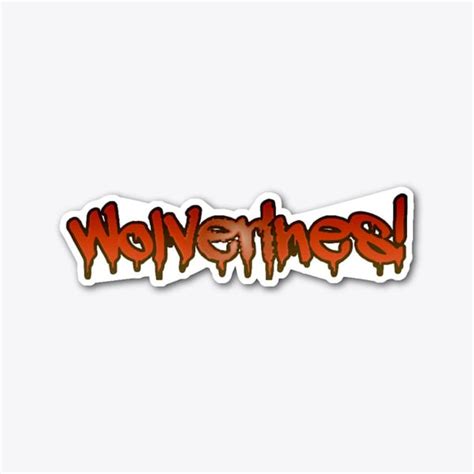 Red Dawn Wolverines Sticker - Etsy