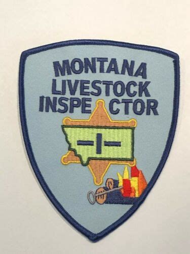 Montana Livestock Inspector Patch Police Antique Price Guide Details