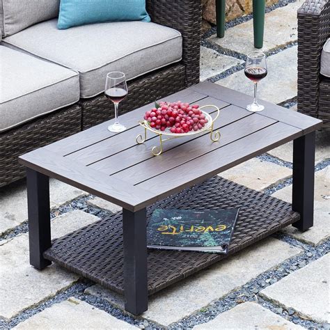 Choosing the Right Zephyr 55" Coffee Table A Guide to Outdoor Patio Design