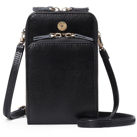 Sendefn Small Crossbody Cell Phone Purse For Womenrfid Blocking Mini Shoulder Handbag Leather