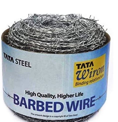 GI Galvanized Iron Barbed Fencing Wire Wire Diameter 10 Mm At Rs 80