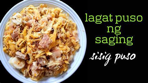 Lagat Puso Ng Saging Sisig Puso Quick Easy Recipe