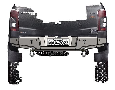 Parachoque Traseiro De A O L Triton Sport Max Offroad