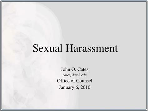 Ppt Sexual Harassment Powerpoint Presentation Free Download Id 9242702