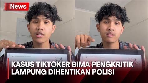 Kasus Uu Ite Tiktoker Bima Pengkritik Lampung Dihentikan Ini Penjelasan