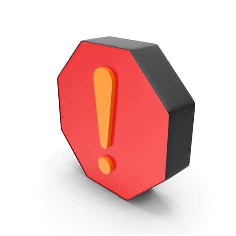 Warning Exclamation Danger Shape Dual Octagon Png Images Psds For