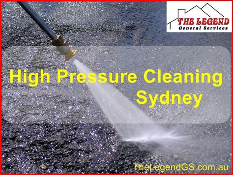 High Pressure Cleaning Services Sydney | The Legend GS