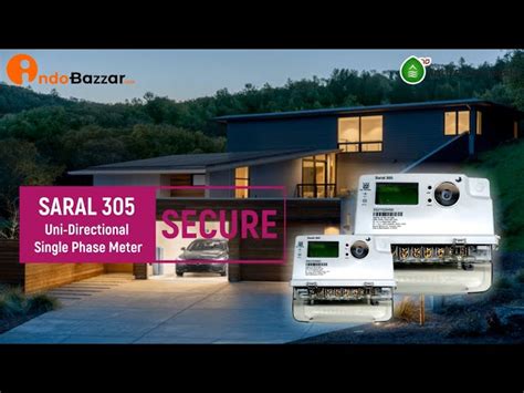 Secure Meters Manufacturer Secure Saral A Single Phase Energy