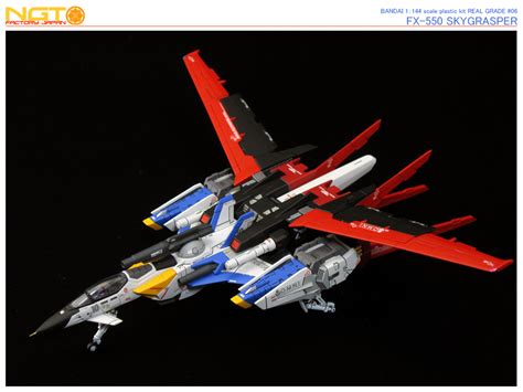 GUNDAM GUY RG 1 144 FX 550 Skygrasper Launcher Sword Set Painted Build