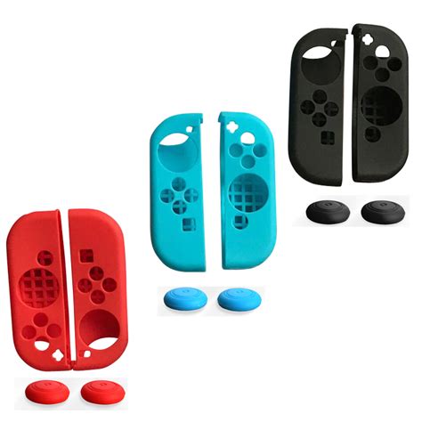 Par de capas de silicone para joycons Nintendo Switch OLED ou clássico