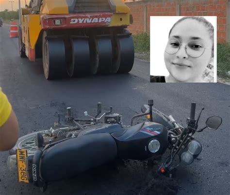 Joven Falleci Tras Chocar Su Motocicleta Contra Aplanadora En Aguachica