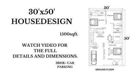 30x50 House Design 30x50 House Plan 30x50 Home Design 30x50 Home