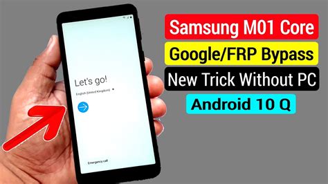 Samsung M01 Core Google Account FRP Bypass ANDROID 10 Q Without PC