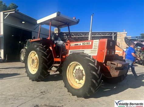 1987 Fiat 80 90 Tractor In Palagonia Italy