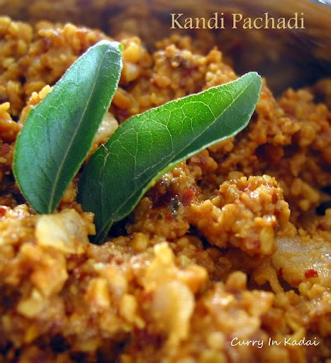 Curry In Kadai ~ An Indian Cooking Blog: Kandi Pappu Pachadi ~ Toor Dal Chutney ~ Yellow Pigeon ...