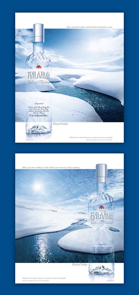 Finlandia Naked Vodka On Behance