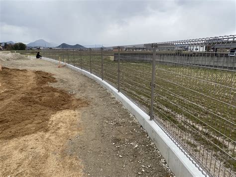 フェンス工事・地先（縁石）ブロック61m下地準備【綾歌郡綾川町 M様邸】 (株)カインズガーデン｜香川の外構工事