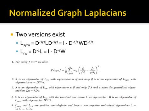 Spectral Graph Theory PPT