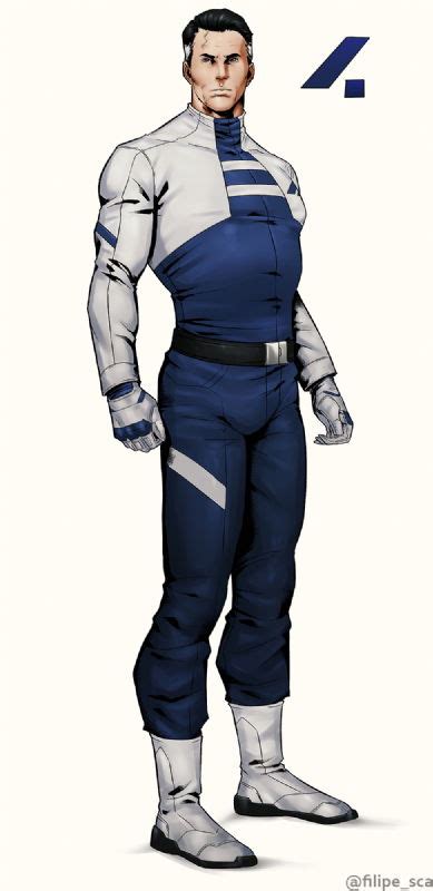 Reed Richards Redesign In Luis Filipe S Artwork Comic Art Gallery Room