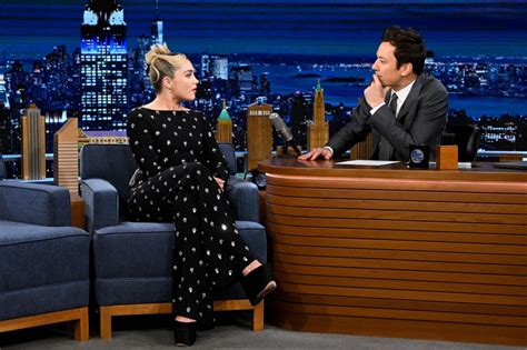 Florence Pugh At Tonight Show Starring Jimmy Fallon 03 20 2023 Hawtcelebs