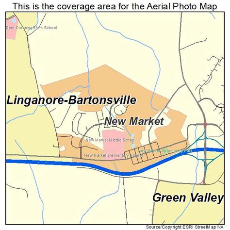 Aerial Photography Map Of New Market Md Maryland