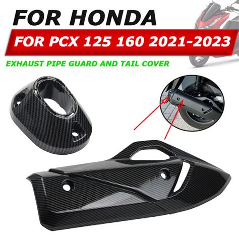 For Honda Pcx Pcx Pcx Muffler Cover Carbon