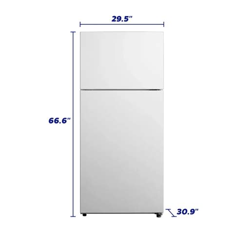 Element 18.0 cu. ft. Top Freezer Refrigerator - White | Element Electronics