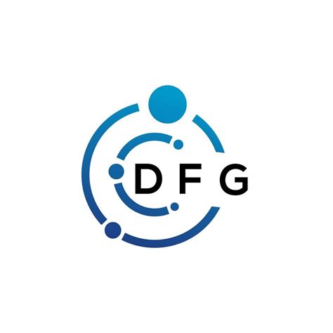 DFG letter logo design on white background. DFG creative initials ...