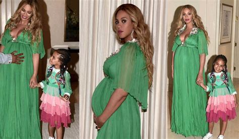 Beyoncé Stuns In Busty Gown While Her Daughter Dons €18000 Gucci Dress