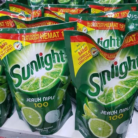 Jual Sunlight Sabun Cuci Pencuci Piring Jeruk Nipis Ml L