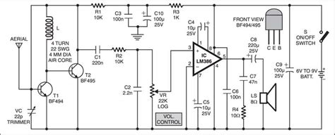 Diagrama Del Circuito De Un Radio Fm Y Am Radio Fm Circuit D