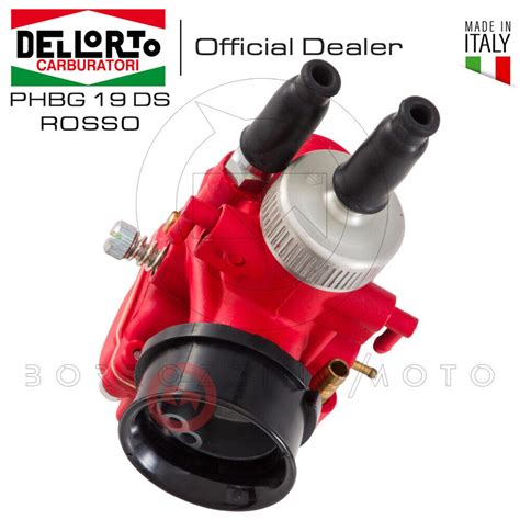 Carburateur Dellorto Rouge Air Manuel Phbg 19 DS Aprilia Sr 50 2T