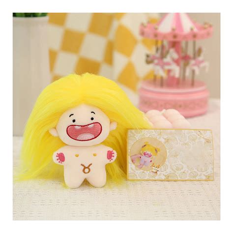 11cm Naked Doll Toy Colorful Fluffy Hair Deciduous Teeth 12