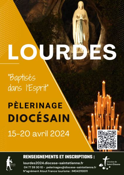 LOURDES 2024 PÈLERINAGE DIOCÉSAIN Saint Ennemond en Gier