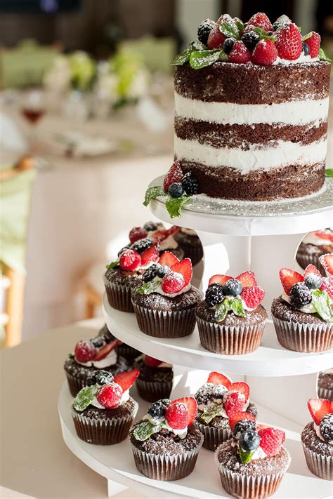 Naked Cupcake Wedding Style Your Cake