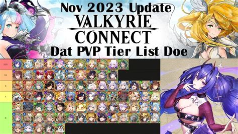 Dat PVP Tier List Doe The New Grab Lif Go Meta VALKYRIE CONNECT