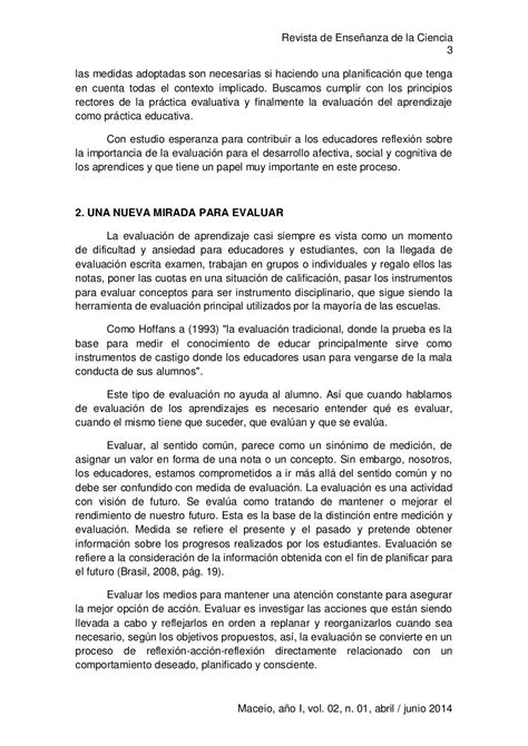 La Importancia De La PrÁctica Reflexiva Como EvaluaciÓn De Aprendizaj