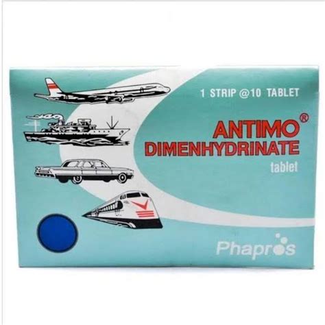 Jual Antimo Dimenhydrinate Tablet Strip Tablet Shopee Indonesia