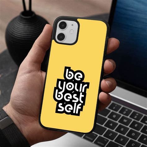 Be Your Best Self Iphone 12 Case Word Art Phone Case For Etsy Art Phone Cases Iphone Prints