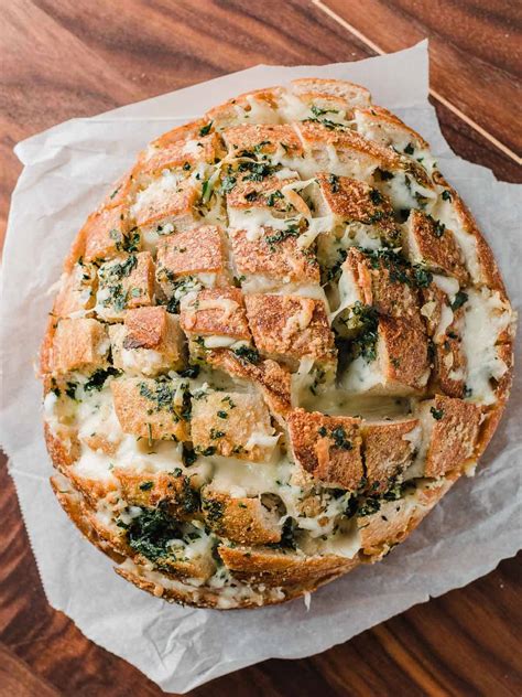 Sourdough Pull Apart Cheese Bread Recipe Little Spoon Farm