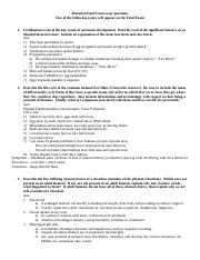 Biol Potential Final Exam Essay Questions Doc Potential Final