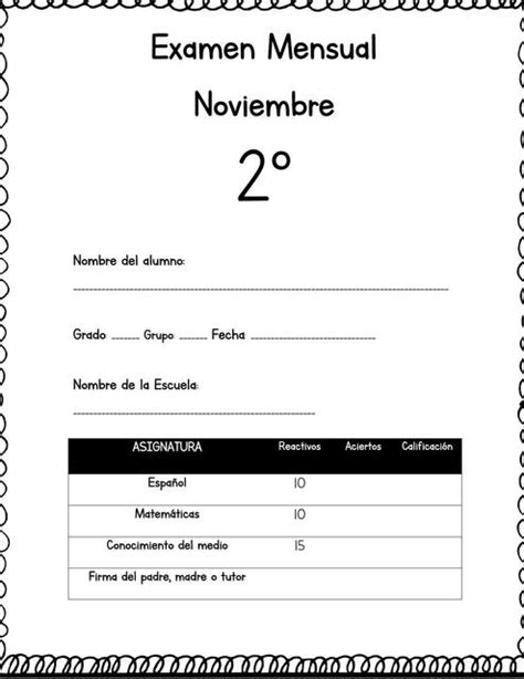 Examen Mensual De Noviembre YUDOC ORG UDocz