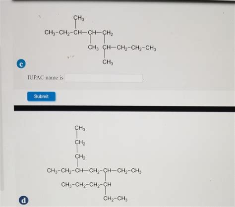 Solved Ch3 Ch2 Ch Çh Çh2 Ch3 Ch Ch2 Ch2 Ch3 Ch3 Iupac Name