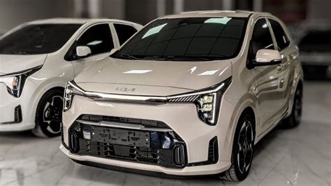 Exclusive Look New 2024 KIA MORNING Picanto Milky Beige Color In