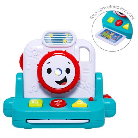 Maquina Fotografica Brinquedo - Brinquedo Buba Máquina Fotográfica com Projetor (6M+)