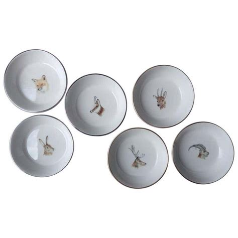 Modern Set Of Six Porcelain Tea Cups Butterfly Decor Sofina Boutique