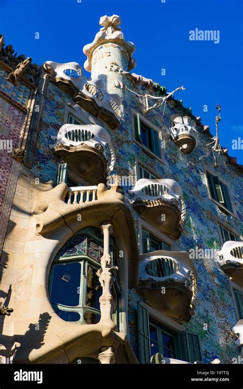 Casa Batlló designed by Gaudi in Barcelona Spain Stock Photo Alamy