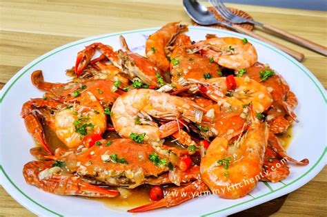 Cooked Crabs And Shrimps